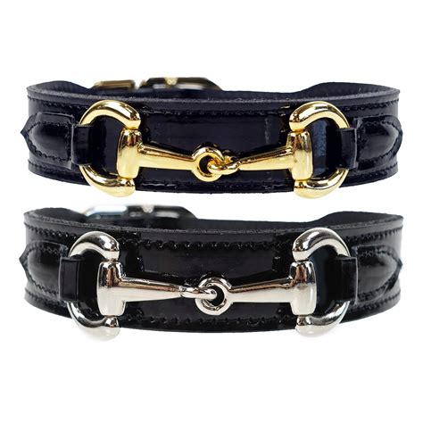 gucci leather collars